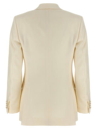 Brioni White Wool Blazer