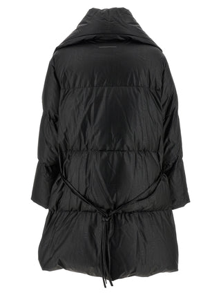 MM6 Maison Margiela Black Viscose Coat