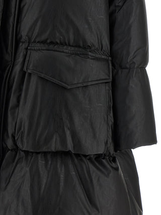 MM6 Maison Margiela Black Viscose Coat