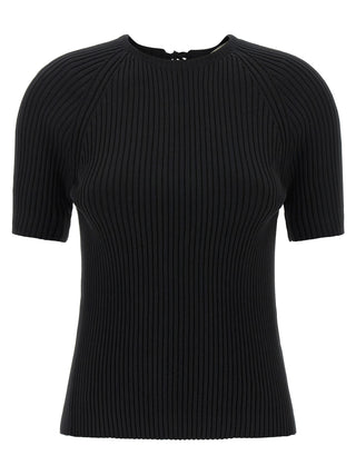 Tory Burch Black Cotton Cardigan