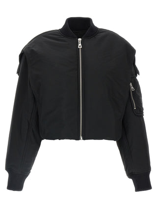 Jean Paul Gaultier Black Polyethylene Bomber