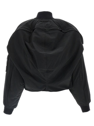 Jean Paul Gaultier Black Polyethylene Bomber