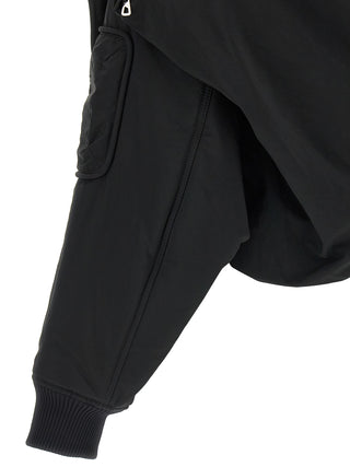 Jean Paul Gaultier Black Polyethylene Bomber