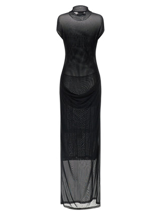 Jean Paul Gaultier Black Polyamide Long Dress