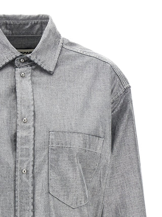Darkpark Silver Cotton Blouse