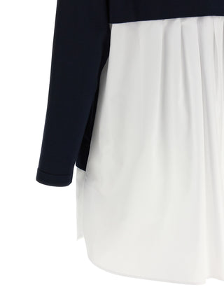 Elisabetta Franchi Blue Viscose Short Dress
