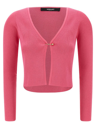 Versace Fuchsia Viscose Cardigan
