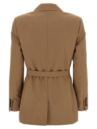 Max Mara Brown Virgin Wool Blazer
