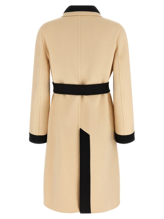 Valentino Garavani Beige Virgin Wool Coat