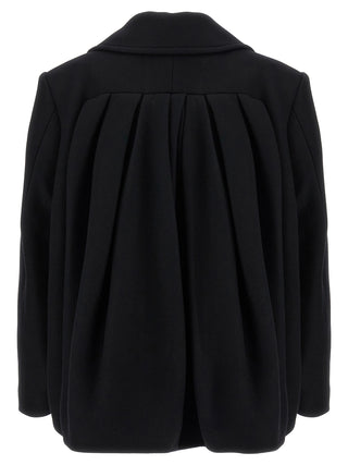 Dries Van Noten Black Wool Coat