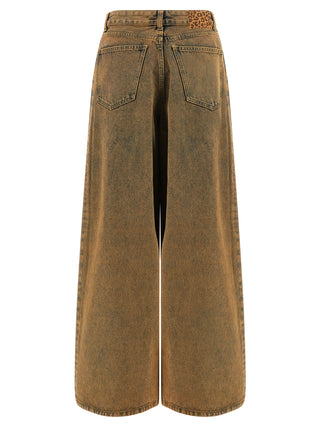 Alanui Brown Cotton Jeans Denim