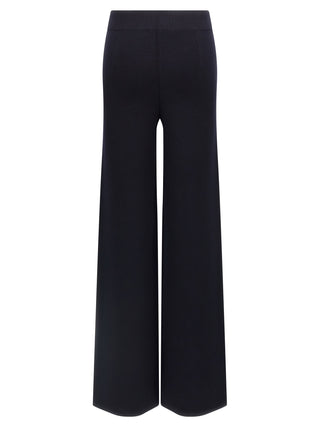Max Mara Blue Viscose Casual Pants