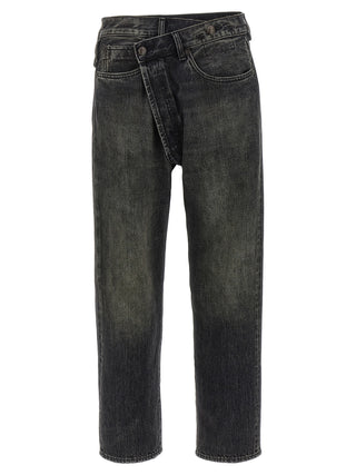 R13 Black Cotton Jeans Denim