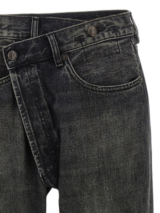 R13 Black Cotton Jeans Denim