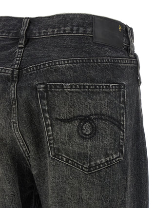 R13 Black Cotton Jeans Denim