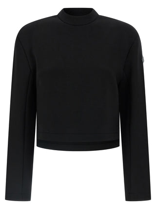 MONCLER GENIUS Black Viscose Sweatshirt