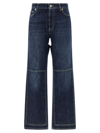 Jean Paul Gaultier Blue Cotton Jeans Denim
