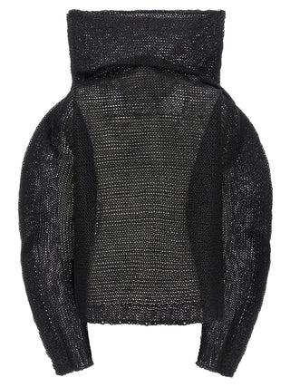 Issey Miyake Black Wool Sweatshirt