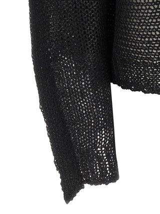 Issey Miyake Black Wool Sweatshirt