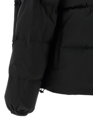 MM6 Maison Margiela Black Polyester Full-Length Jacket
