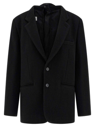 MM6 Maison Margiela Black Virgin Wool Blazer