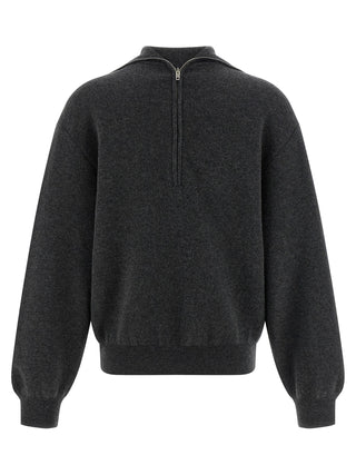 Balenciaga Gray Wool Cardigan