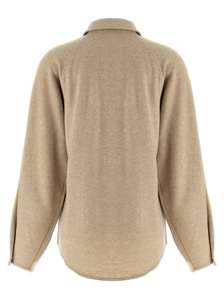 Max Mara Beige Cashmere Blouse