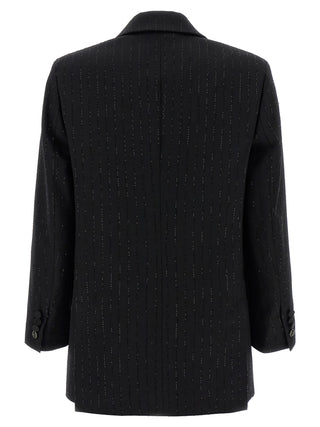Max Mara Black Virgin Wool Blazer