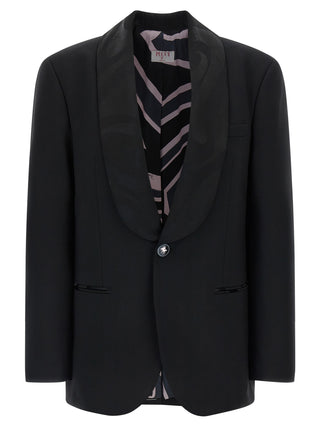 Emilio Pucci Black Virgin Wool Blazer