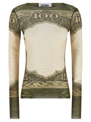 Jean Paul Gaultier Multicolor Polyamide Long Sleeve T-Shirt