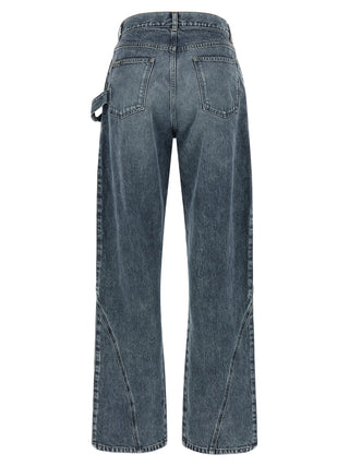 J.W.Anderson Blue Cotton Jeans Denim