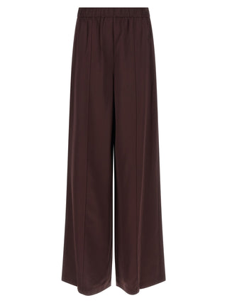 Tory Burch Bordeaux Viscose Casual Pants
