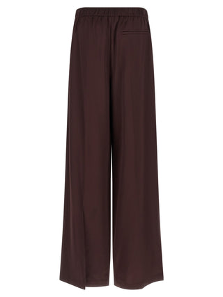 Tory Burch Bordeaux Viscose Casual Pants