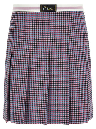 Marni Purple Viscose Long Skirt