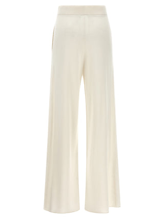 Max Mara White Cashmere Casual Pants
