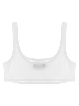 Versace White Cotton Bra