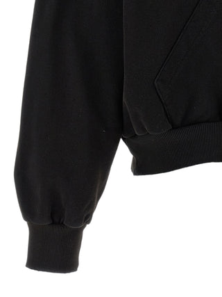 MM6 Maison Margiela Black Cotton Sweatshirt