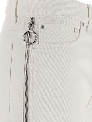 Paco Rabanne White Cotton Jeans Denim