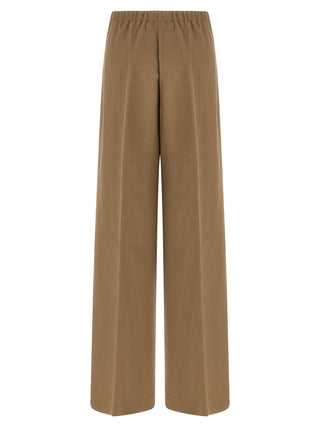 Herno Brown Viscose Casual Pants