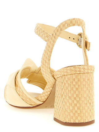 Alexandre Birman Multicolor Cowhide Platform Sandals