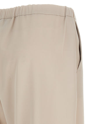 'S Max Mara Beige Virgin Wool Athletic Pants