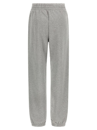 Off-White Gray Cotton Joggers (Workout Pants)
