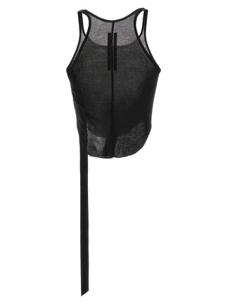 DRKSHDW Black Cotton Tank Tops