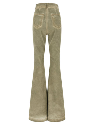 DRKSHDW Beige Cotton Bootcut Jeans