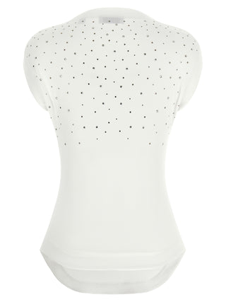 Off-White White Viscose Sleeveles T-Shirt