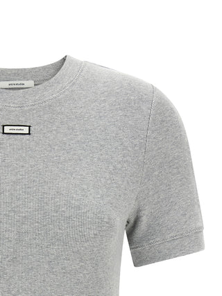 Entire Studios Gray Cotton T-Shirt