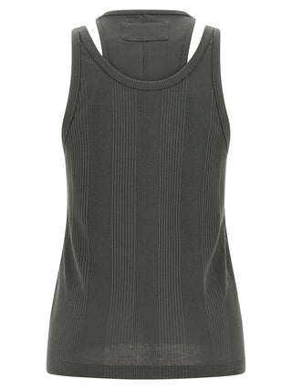 Armarium Gray Cotton Sleeveles T-Shirt