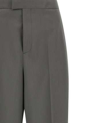 Armarium Gray Virgin Wool Dress Pants