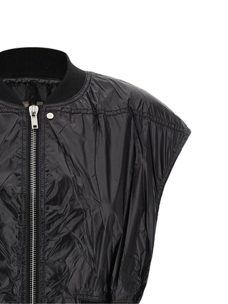 DRKSHDW Black Nylon Sleeveless Jacket