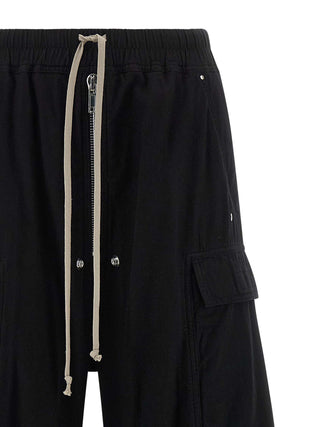 DRKSHDW Black Cotton Cargo Pants